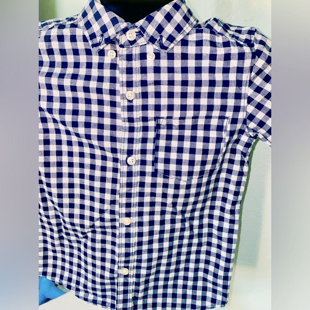 Kids 4T Carter’s Shirt - Blue and White
